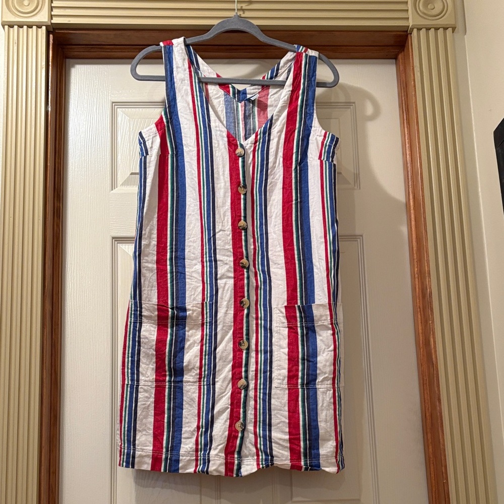 Old Navy Multicolor Striped Dress